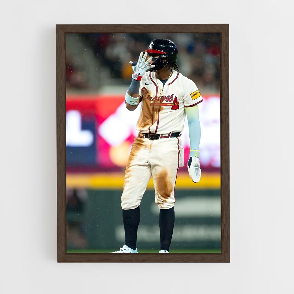 Poster Acuña en Action – affiche Baseball (vue 5)
